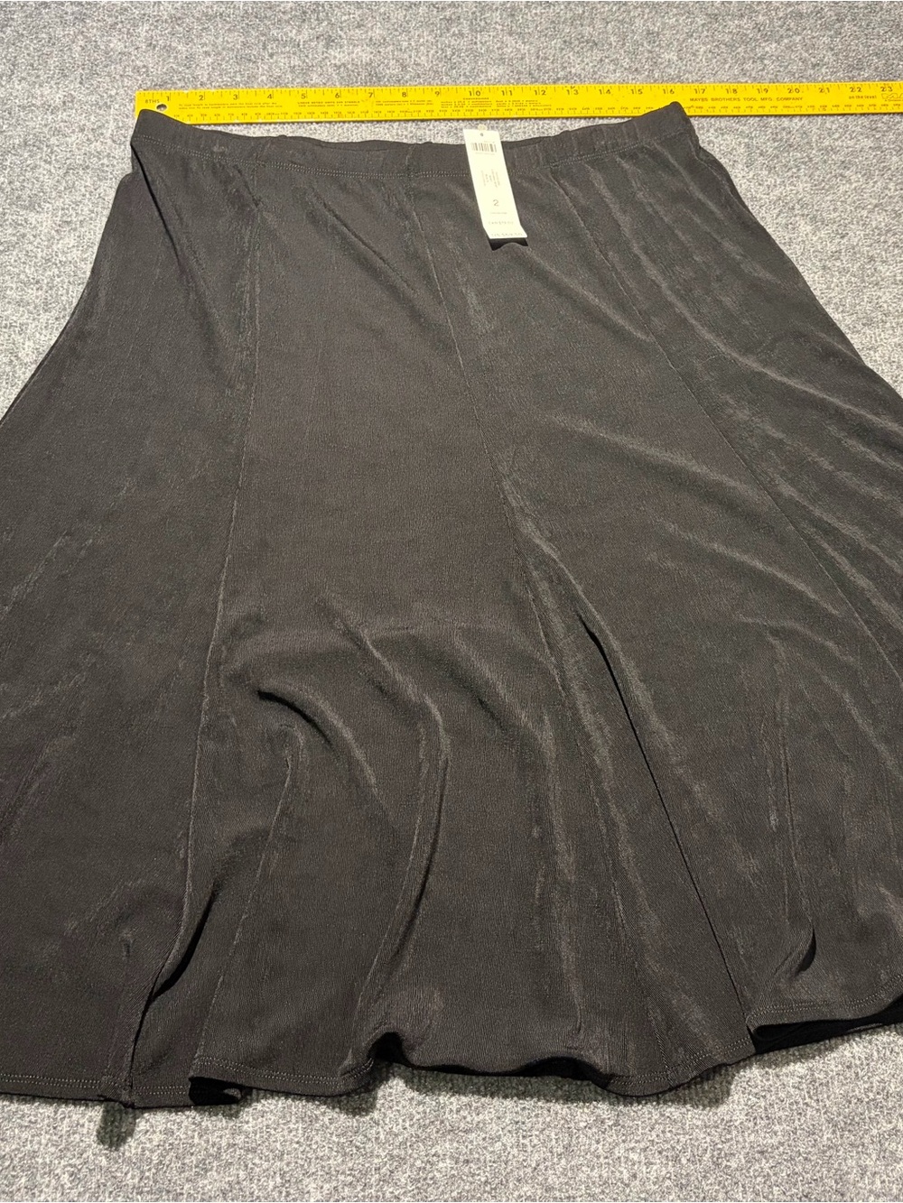 Chico's Black A-Line Flared Skirt